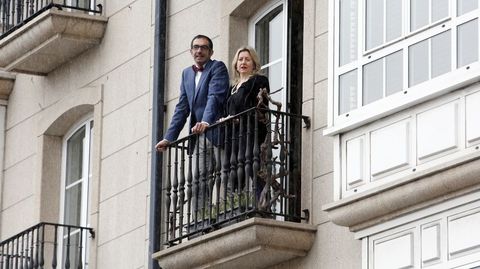 Celebraci�n de las bodas de oro de Ceferino y Sinda en la Calle de la Alegr�a