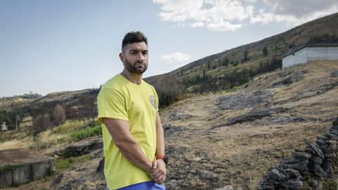 Cristian Saavedra, capataz de la mancomunida de Ver�n, que trabaj� en los incendios del a�o pasado, en lugares como Mix�s, en la imagen