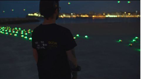 Segunda jornada del festival de drones de Gij�n 2023