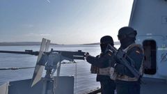 Salida de la Crist�bal Col�n desde Glasgow