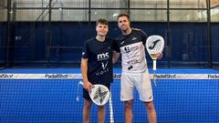 Iago Fuertes y Ferran Insa acaban de sellar su clasificaci�n a semifinales en el FIP de Caen.