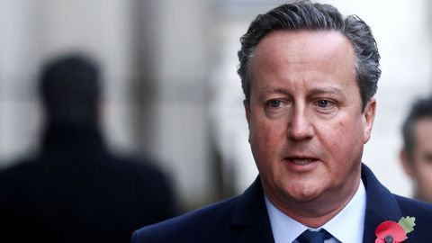David Cameron, en una foto de febrero del 2020