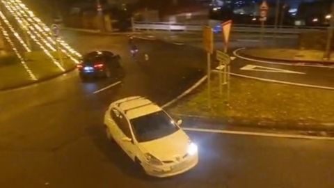 Vdeo difundido por la Polica Local de Poio