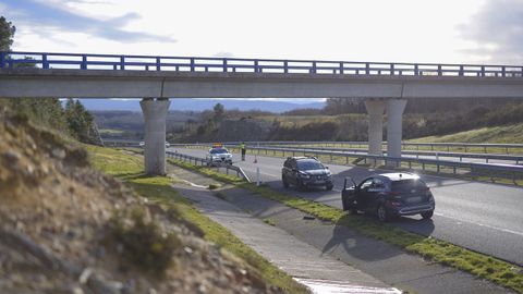 El siniestro ocurri� en el punto kilom�trico 7 de la A-54, en Lugo