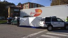 Un hombre fallece tras ser arrollado por un cami�n en Saint Gobain