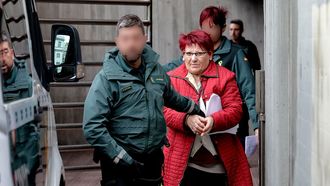 Remedios Snchez a su salida del juzgado de A Corua este martes