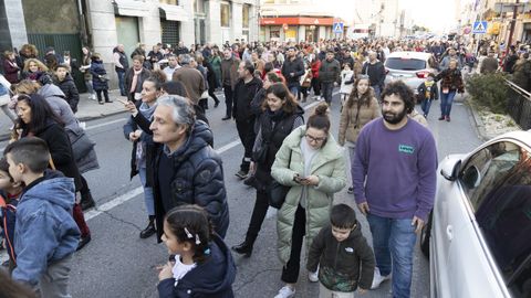 Cabalgata de Reyes en Guitiriz.