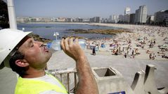 El calor llega a A Coru�a