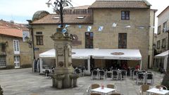 A praza � un dos espazos m�is populares de Cambados