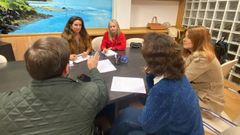 Miembros de la comisi�n de bienestar social e igualdad del PP de Pontevedra