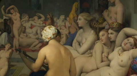 «El baño turco» (1862), detalle. Reproducción cedida por el Museo del Prado