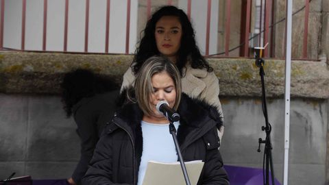 La lectura del manifiesto corri� a cargo de Karla Andreina Boh�rquez