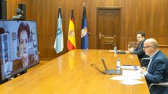 Videoconferencia de Jose Manuel Baltar con miembros de la EHTTA