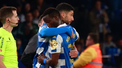 Zaka y Nsongo, durante un encuentro de la pasada temporada