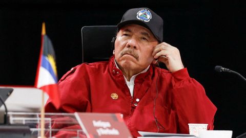 El copresidente de Nicaragua Daniel Ortega