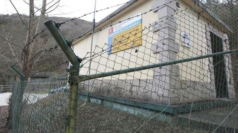 Estación de medición de la calidad del agua próxima a la captación de Ribas Altas