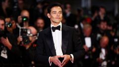 Rami Malek, retratado este mi�rcoles en la alfombra roja de Cannes.