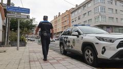 Imagen de archivo de un agente de la Polica Local de A Laracha