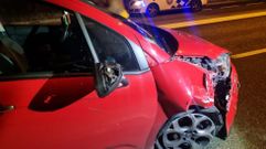 Da�os en el veh�culo en un accidente con un conductor que dio positivo por alcoholemia. 