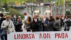 Los trabajadores se manifestaron en numerosas ocasiones porque no cobraban los salarios