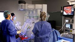 Cirug�a en el hospital Vithas Nuestra Se�ora de F�tima, en Vigo
