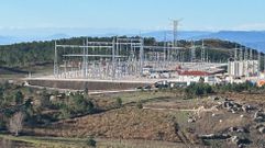 Subestacin de Fontefra, que forma parte de la interconexin entre Espaa y Portugal