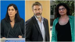 Paula Prado (PP), Alberto Varela (PSdeG) y Carme da Silva (BNG), dirigirán y coordinarán las campañas de los tres partidos.