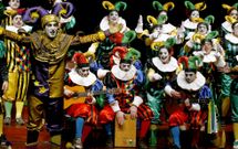 Los Bufones de Le�a Verde se proclamaron campeones en el festival de comparsas. 