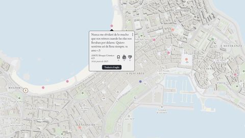 Uno de los recuerdos de A Coru�a publicados en la plataforma.