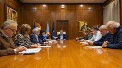 Reunin da Xunta de Goberno da Deputacin de Ourense.