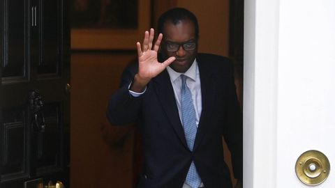 El exministro de Finanzas britnico Kwasi Kwarteng