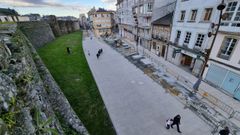 La nueva plaza de A Mosqueira, abierta a los viandantes