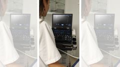 Nuevo ec�grafo m�vil destinado al centro de salud de Caranza.