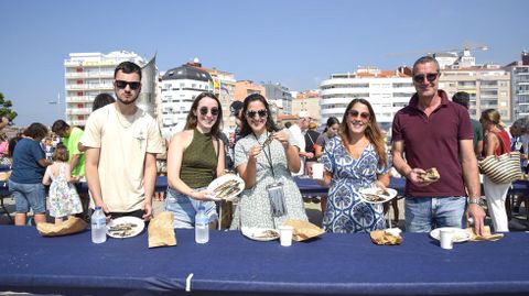 Homenaje al turista con sardiada en Sanxenxo
