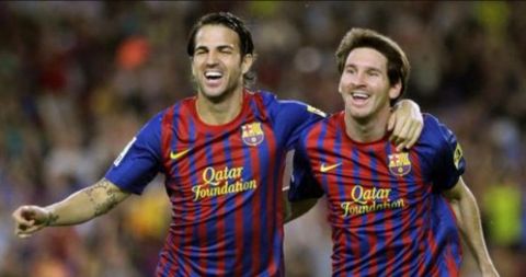 Messi y Cesc