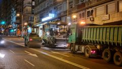 Obras en la calle Juan XXIII