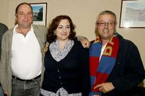Jos� Antonio Mi�ones, Montserrat V�zquez y Jos� Manuel Rodr�guez Blanco, en mayo del 2011.