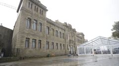 Las obras de rehabilitaci�n del IES Valle Incl�n, de Pontevedra, afrontan su recta final