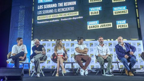 Reencuentro de los actores de �Los Serrano� en la Comic-Con de M�laga