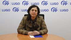 Elena Candia, en una imagen sacada este viernes en Lugo