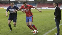 lex Fernndez, en uno de los ltimos partidos del CD Ourense