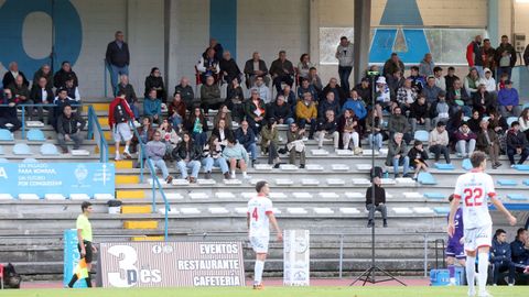 Partido de Tercera Federación entre el Noia y el Atlético Coruña Montañeros