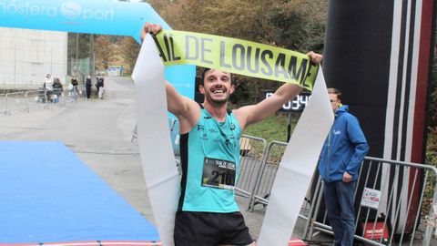 Rubn Martnez, ganador del trail corto.