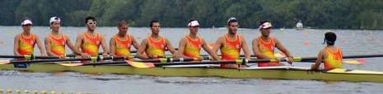 El barco espa�ol fue segundo en la semifinal, por detr�s de Italia, y acab� sexto en la regata definitiva.