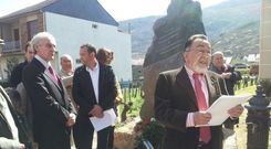 El monolito dedicado a Antonio Jos� Ruiz de Padr�n fue inaugurado en marzo del 2012.