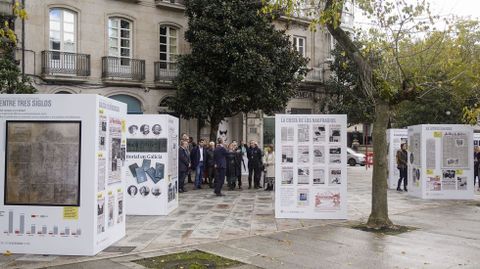 La exposici�n est� en la praza do Bispo Ces�reo