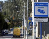 Los sem�foros de velocidad de O Grove est�n apagados desde ayer por la ma�ana. 