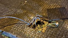 Punto de robo de cable