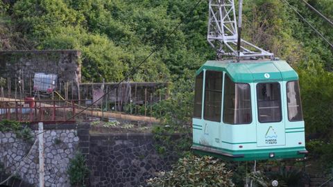 Accidente en un telef�rico en Napol�s
