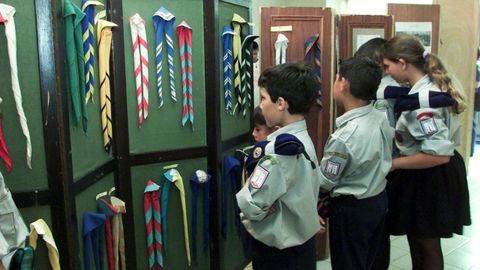Los boy scouts organizacon exposiciones, como esta del a�o 2000, en las instalaciones del Circo de Artes�ns
